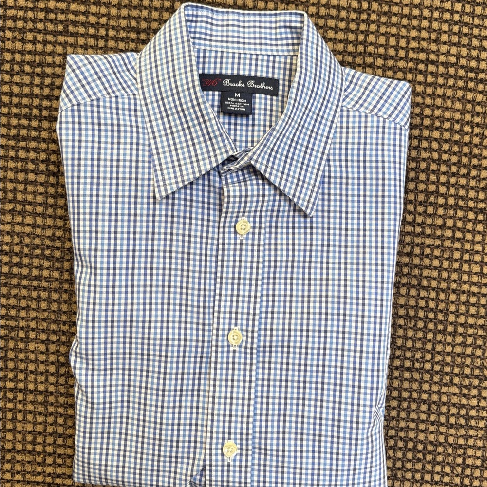Boys 346 no iron Brooks Brothers Dress Shirt Medium